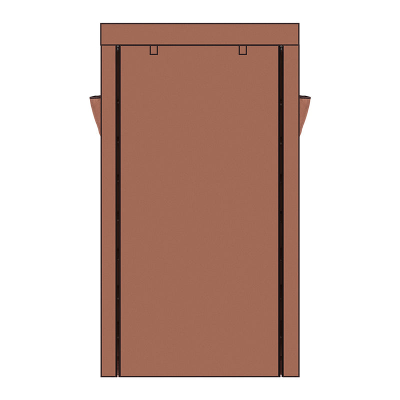 GAOMON Shoe Rack 10 Layers Widened Black Shoe Cabinet 160*30*88 Brown