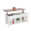 GAOMON Coffee Table Lift Top Wood Home Living Room Storage White