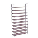 GAOMON 100cm 10 Tiers Shoe Rack Super Wide Extra Large Simple Assembly Shoe Shelf