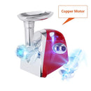 GAOMON Electric Meat Grinder Sausage Stuffer Maker Stainless Cutter Red