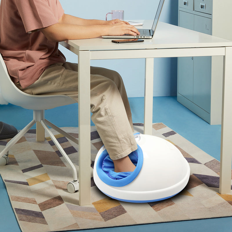 GAOMON 1 Set Smart Sole Airbag Heating Massager Pedicure Machine Blue