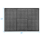 GAOMON Rubber Hexagonal Mat Waterproof Anti-Slip Floor Mat for Bars Kitchen Restaurants 60x90cm