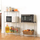 GAOMON Metal Storage Shelf Standing Rack for Microwave Oven Rack Silver