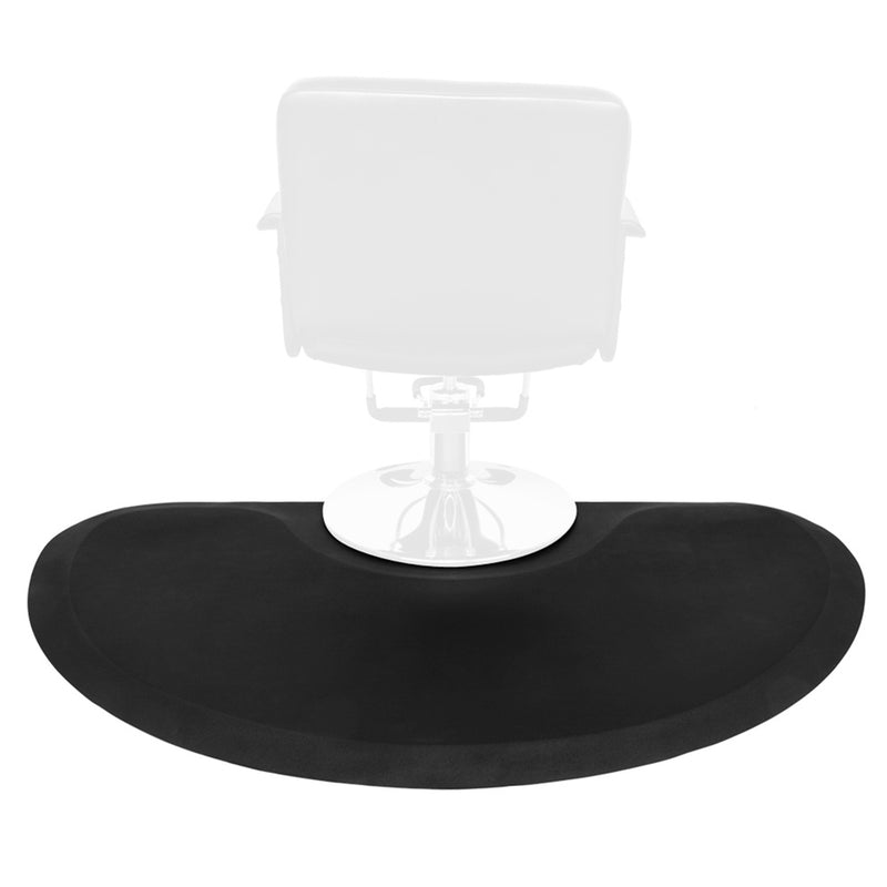 GAOMON 2pcs Salon Anti Fatigue Mat for Barber Stations Floor Mat Non Slip Black