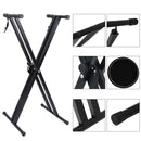 GAOMON Dual-Tube X-Shape Q-2xc Electronic Organ Stand Keyboard Bracket Foldable Rack