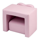 GAOMON Single Kids Sofa 2-in-1 Rectangular 49*32*39cm Modern Pink