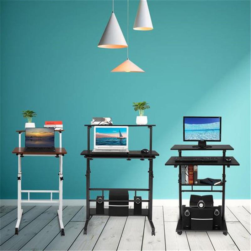 GAOMON Standing Lifting Computer Table Height Adjustable Laptop Desk Black