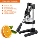 GAOMON Manual Household Juicer Pomegranate Juicer Black