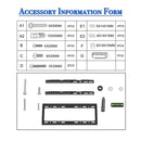 GAOMON TV Stand 26-55 Inches Desktop Single-column 3 Levels Black