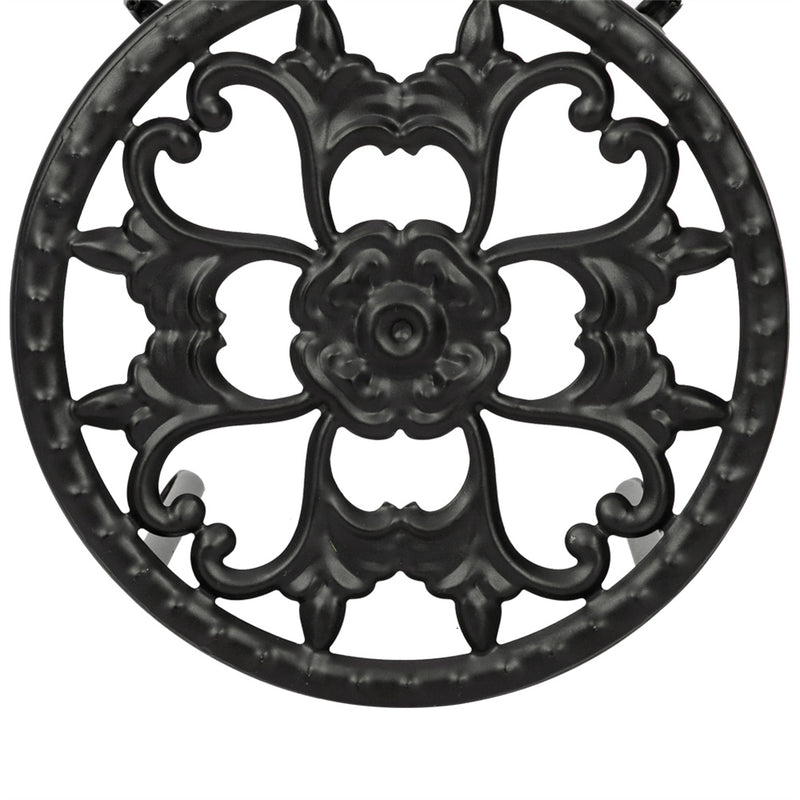 GAOMON 4pcs Round Ironwork Plant Stand Corner Plant Shelf Racks