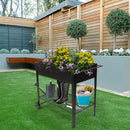 GAOMON Lightweight Planting Box with Wheels for Yard Garden Patios