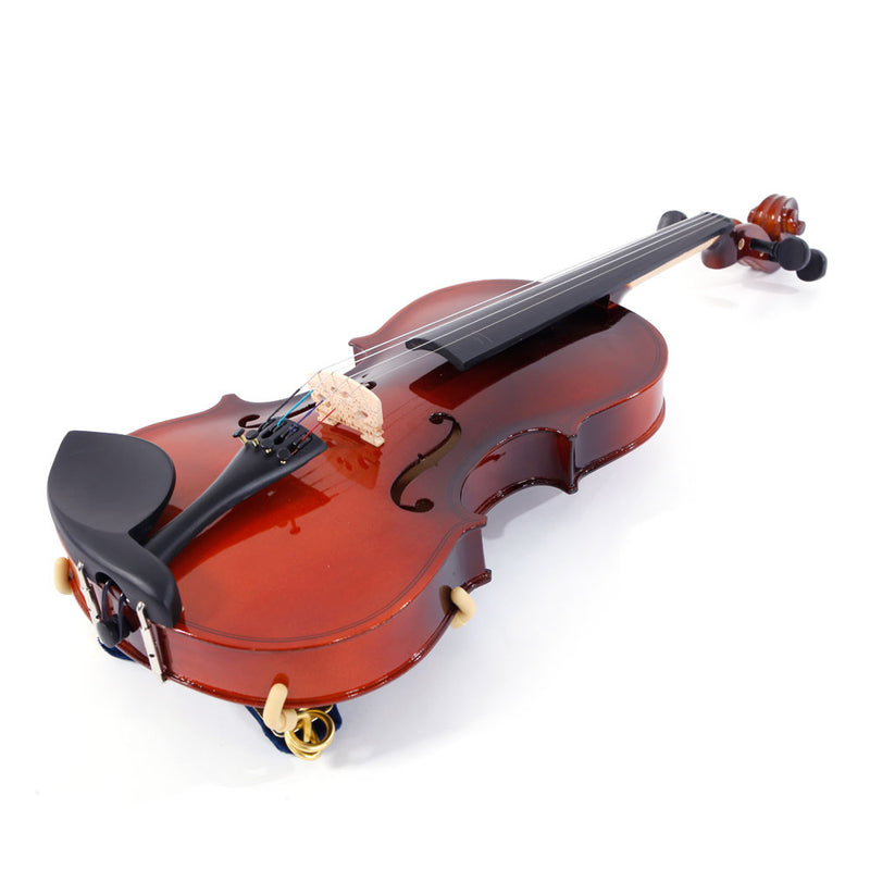 GAOMON Gv100 1/8 Solid Wood Natural Acoustic Violin Bow Rosin Strings Shoulder Rest Kit