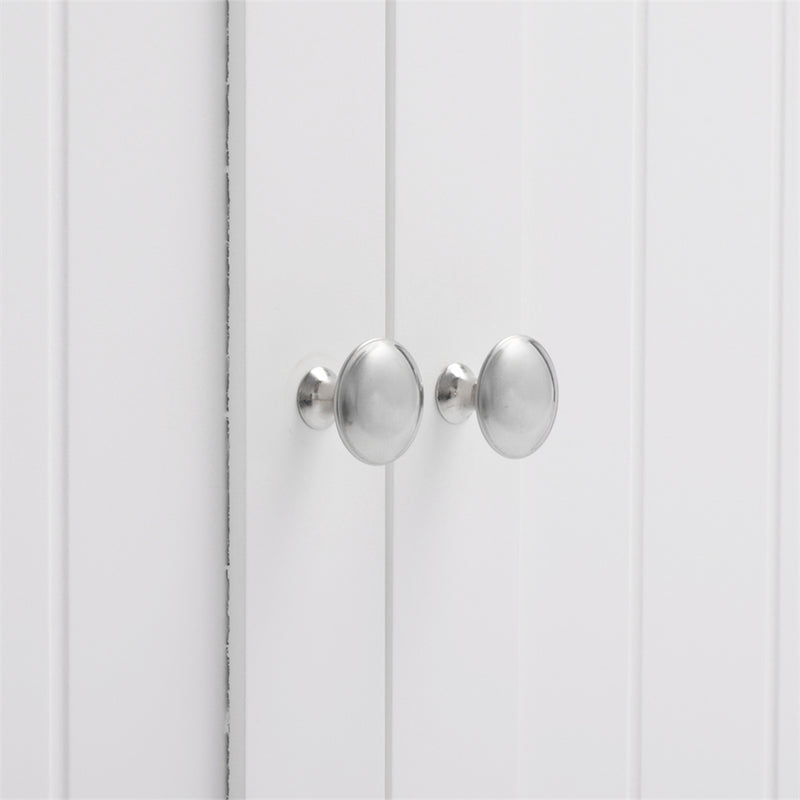 GAOMON Mdf Bathroom Cabinet Waterproof Double Doors 3 Ties Cabinet