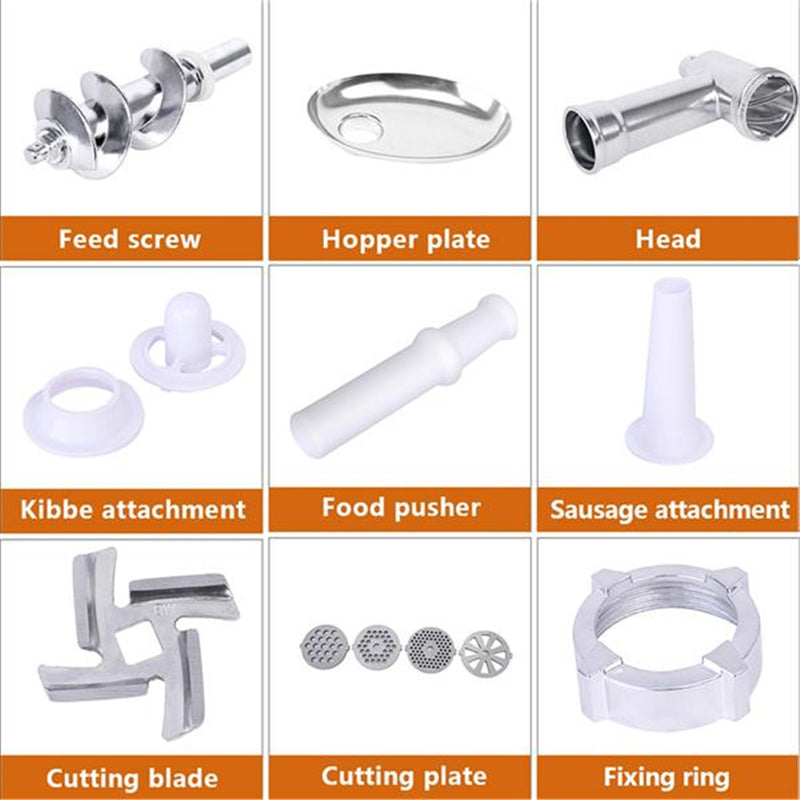 GAOMON Electric Blender Meat Grinder Sausage Stuffer Maker White