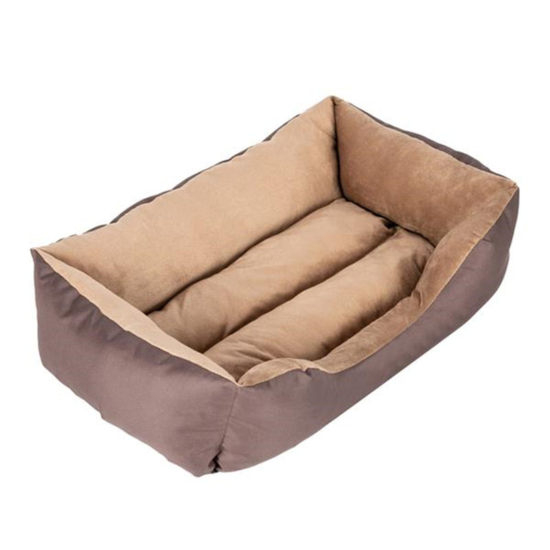 GAOMON 28" Pet Mat Kennel For Pet Cat Dog Non-slip Bottom Brown