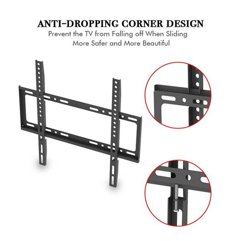 GAOMON TV Stand 26-55 Inches Desktop Single-column 3 Levels Black