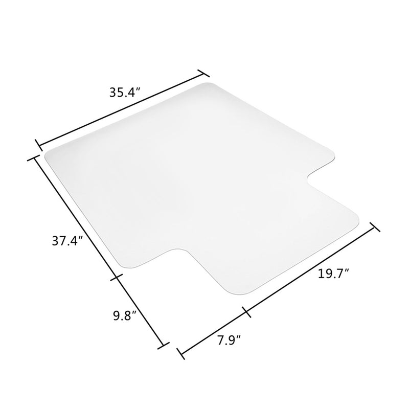 GAOMON Transparent Protective Mat Home-Use Non-slip Chair Pad 90x120x0.22cm