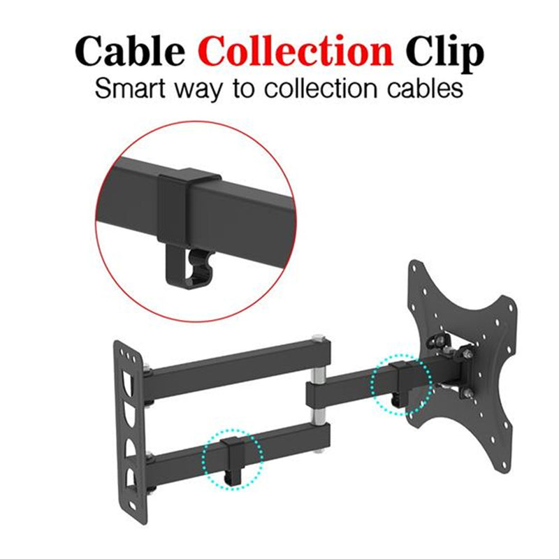 GAOMON TV Wall Mount Full Motion Bracket 26-55 Inches Black