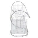 GAOMON 2 Tier Metal Dish Drainers S-Shaped Bowls Dishes Chopsticks Spoons Collection Shelf Racks