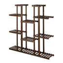 GAOMON 6-tier 11-base Multi-functional Wood Plant Stand Plant Organizing Rack
