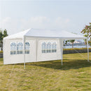 GAOMON 3x6m 6-sided 2 Doors Spiral Tube Pergola Waterproof Tent for Household Wedding Party