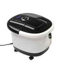 GAOMON Foot Bath with Touch Screen Digital Display Automatic Roller Black