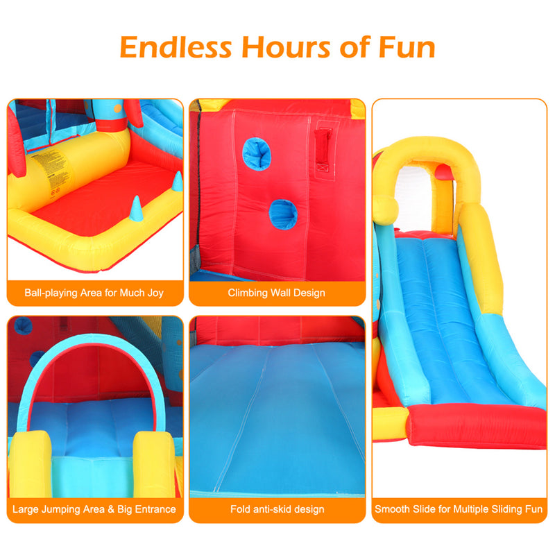GAOMON Inflatable Bouncer with Air Blower Colorful