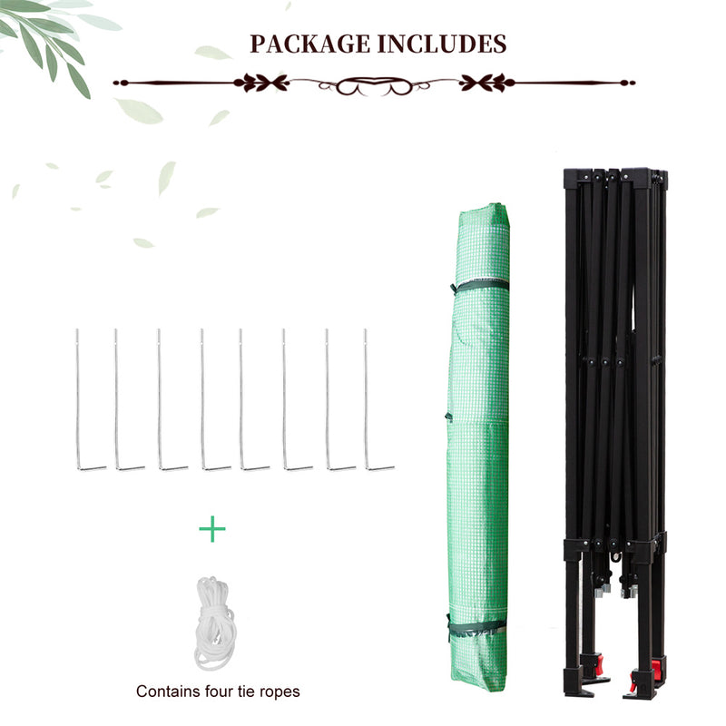 GAOMON Greenhouse Shed Foldable Growth Tent for Plants Gardening Green
