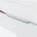 GAOMON LED Cabinet TV White Particle Board TV Stand w/Single Drawer White