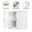 GAOMON 2-Door Storage Organizer Furniture Bathroom Sink Cabinet Bathroom Cabinet White