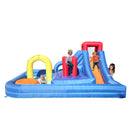 GAOMON Inflatable Castle Water Slide Bouncer Without Fan with Nozzle Arch 4.3x4x2.05m