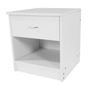 GAOMON 2pcs Night Stands with Storage Drawer Shelf Bedside End Table 40x40x45cm