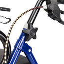 GAOMON Basket Walker Chair Wheel Rollator Walker Removable Back Support Blue