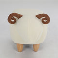 GAOMON Kids Decorative Animal Storage Stool Home Cartoon Chair White