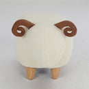 GAOMON Kids Decorative Animal Storage Stool Home Cartoon Chair White