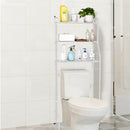 GAOMON 3-tier Bathroom Storage Rack Towels Toiletries Toilet Organizer White