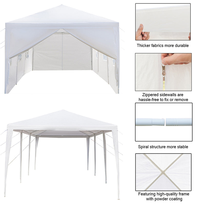 GAOMON 3x9m 8-sided 2 Doors Spiral Tube Tent Waterproof Tent for Wedding Camping Parking