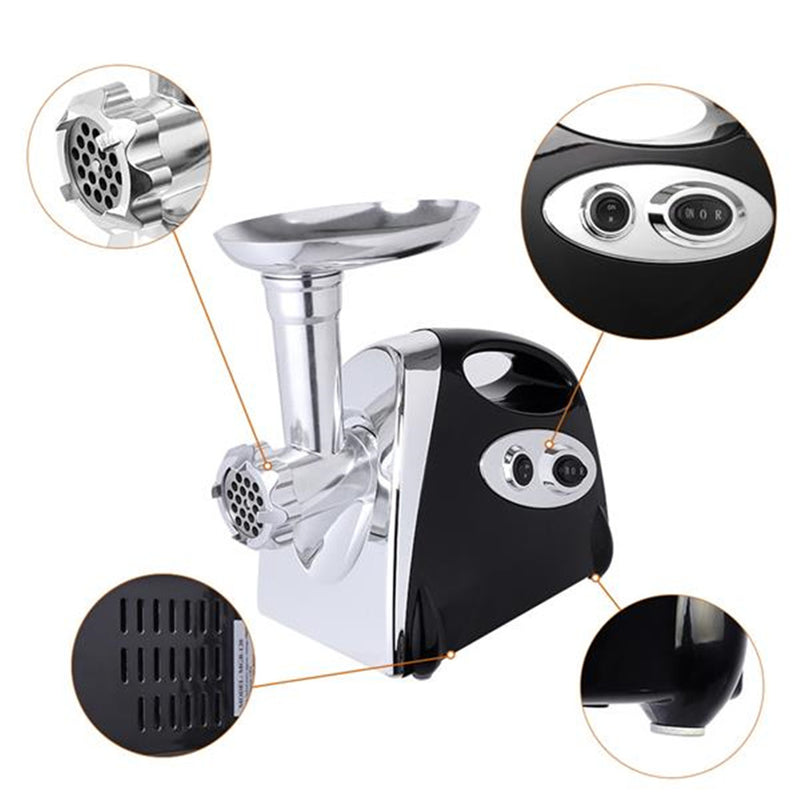 GAOMON Electric Blender Meat Grinder Sausage Stuffer Black