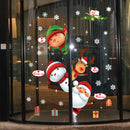 GAOMON 10pcs Electrostatic Film Christmas Window Stickers