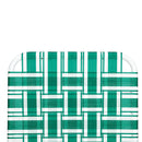 GAOMON 2pcs Beach Chair Steel Tube Bearing 120kg Folding Beach Chair Light Green Stripes