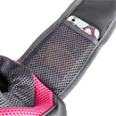 GAOMON Pet Sling Bag Breathable Mesh Travel Safe Single Shoulder Bag Rose Red