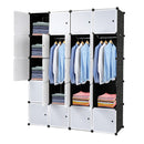 GAOMON 5 Layer 20 Cube Organizer 142*47*178cm DIY Assemble Cabinet