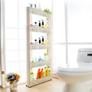 GAOMON 5-layer Shelf Rolling Storage Shelf for Household Living Room Organizer Grey