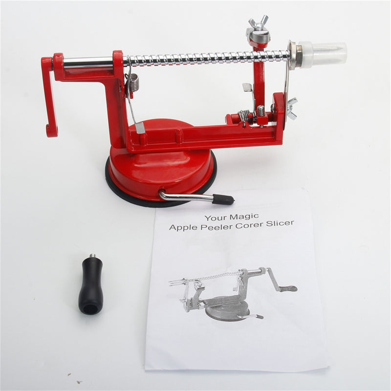 GAOMON 3-in-1 Hand-Cranking Fruit Peeler Automatic Peeling Cored Sliced Machine