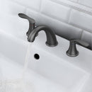 GAOMON Bathroom Sink Faucet Faucet for Bathroom Sink Widespread Matte Black Bathroom Faucet