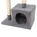 GAOMON 32in Three-layer Cat Climbing Frame Pet Play Condo Grey