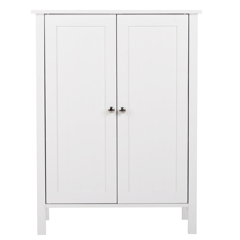 GAOMON Mdf Bathroom Cabinet Waterproof Double Doors 3 Ties Cabinet