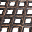 GAOMON 42.5 Inch Outdoor Leisure Couple Bench with Backrest Armrests Outdoor Stool