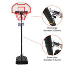 GAOMON Basketball Stand Portable Removable Basketball Hoop for 7