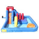GAOMON Inflatable Castle Water Slide Bouncer Without Fan with Nozzle Arch 4.3x4x2.05m